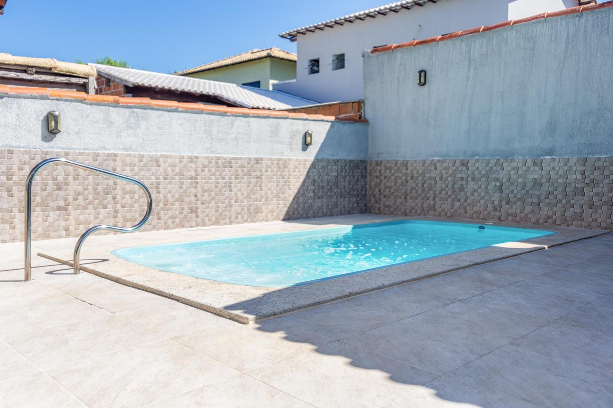Refugio Tropical Casa De Praia Com Piscina Aquecida E 4 Suites E Garagem 3 Carros, 800 Mtrs Da Praia Internet 700 Mbps, Condominio Privado Com Pista De Skate , Quadra De Futevolei , Campos E Quadras De Futebol! Cabo Frio Esterno foto