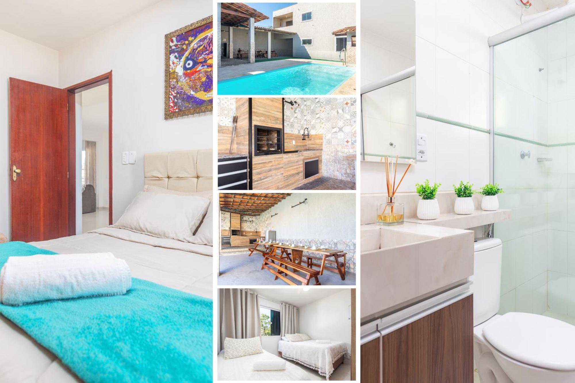 Refugio Tropical Casa De Praia Com Piscina Aquecida E 4 Suites E Garagem 3 Carros, 800 Mtrs Da Praia Internet 700 Mbps, Condominio Privado Com Pista De Skate , Quadra De Futevolei , Campos E Quadras De Futebol! Cabo Frio Esterno foto